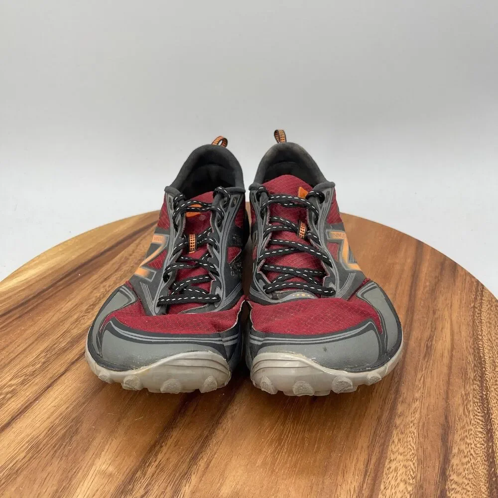 New Balance Minimus 80V2 Shoes Mens Size 11 D Red Gray Trail Running Minimalist